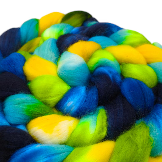 Kammzug Merino Nylon superwash 100g Aufstieg