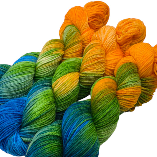 Merino High Twist 4fach 100g Sommertag