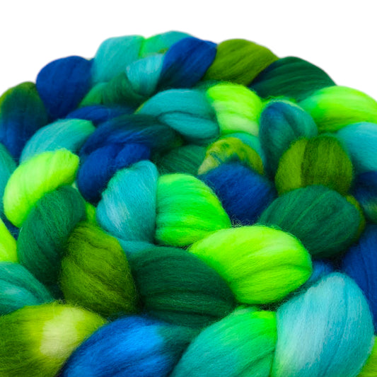 Kammzug Merino Nylon superwash 100g Sonntagsfußball