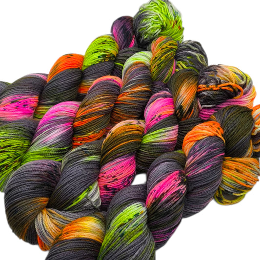Merino High Twist 4fach 100g Happy Halloween