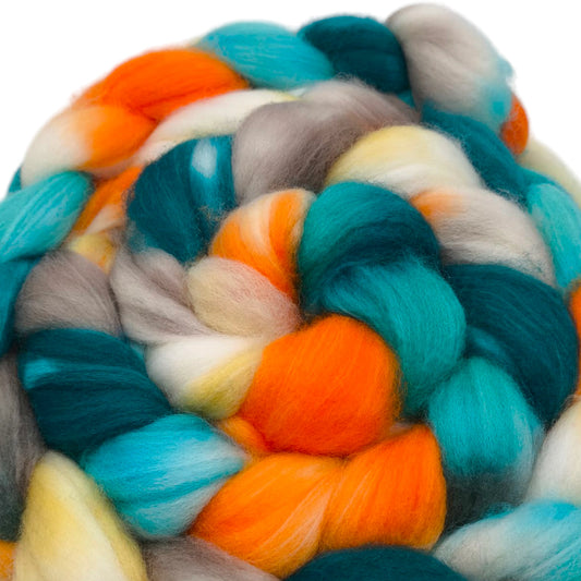 Kammzug Merino Nylon superwash 100g Tag am Strand