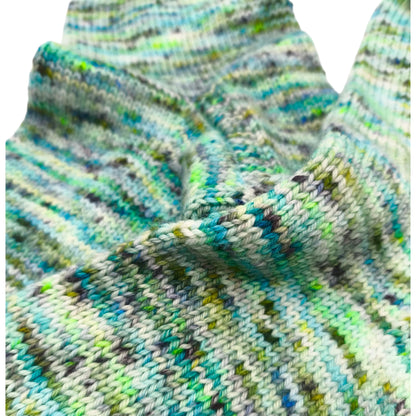 Socken, Größe 44/45, handgestrickt, aus Merino High Twist, Neptun