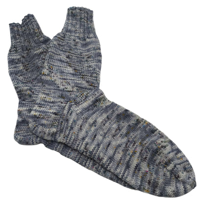 Socken, Größe 42/43, handgestrickt, aus Merino High Twist, Männerbunt