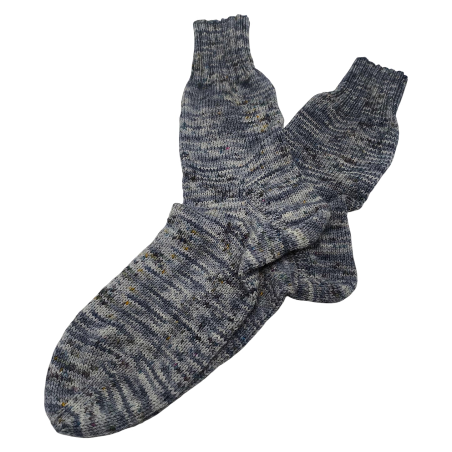 Socken, Größe 42/43, handgestrickt, aus Merino High Twist, Männerbunt