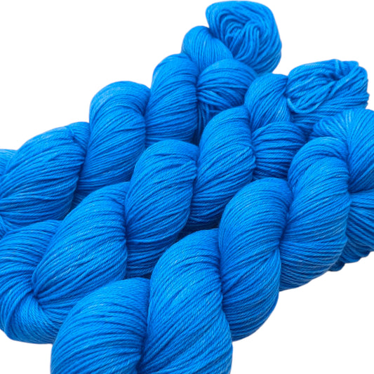 Merino High Twist 4fach semisolid Alpine Blue 100g
