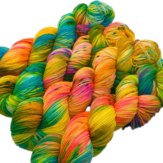 Merino High Twist 4fach 100g Abendrot